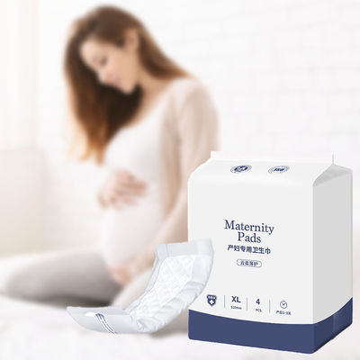 Μητέρα Μαρτύρια Pads Μετά την παράδοση Maxi / Super Cotton εξατομικευμένο OEM ODM αναπνευστική νύχτα