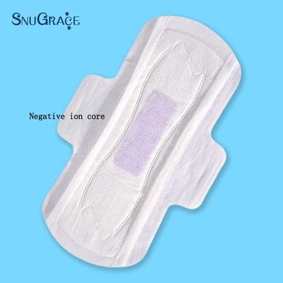 Προσαρμοσμένο 270MM Lady Anion Υγιεινό Pad Φυσικό Υγιεινό Napkin Υγιεινό Pad Διαστήματα