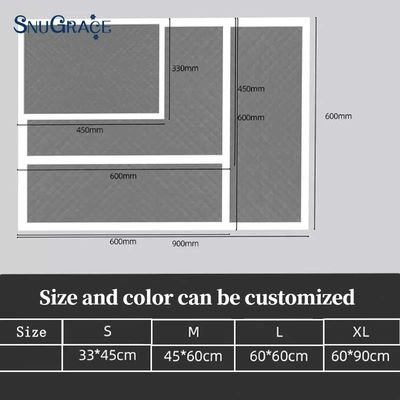 SNUGRACRE Μπαμπού Άνθρακα Πετ Pee Pads Η καλύτερη επιλογή για εκπαίδευση και υγιεινή κατοικίδιων ζώων