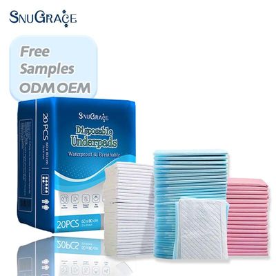 6Ply Layer SNUGRACE Ξαναχρησιμοποιήσιμη ακράτεια νερού Αδιάβροχη υπογλυφίδα κρεβατοκάμαρα για ιατρική χρήση
