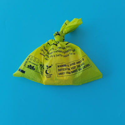 Απορριπτέα σακούλες σκύλων OEM Logo Eco Friendly Απορριπτέα σακούλα σκουπιδιών για κατοικίδια για OEM ODM