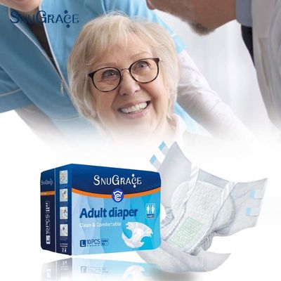 6000ml Υπόρροια πάνες για ενήλικες με πάχυνση σύνθετη ταινία βάσης από SnuGrace