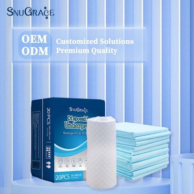 SnuGrace Ινκοτινένεια Pads Anti-Leak Leak Guard Υπερ γρήγορη απορρόφηση για την φροντίδα των ενηλίκων