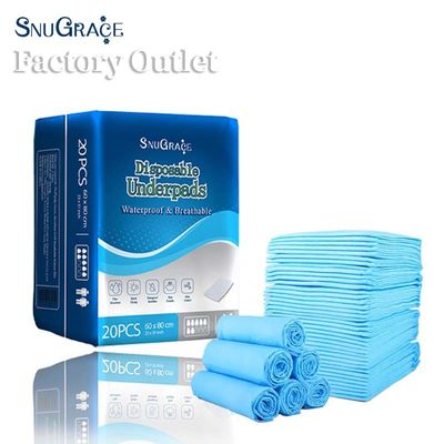 SnuGrace Leak Guard Ενήλικες Ξαναχρησιμοποιήσιμο Pad Ακρεμότητας 60 * 90 Δωρεάν δείγμα Τυπωμένο Σχέδιο