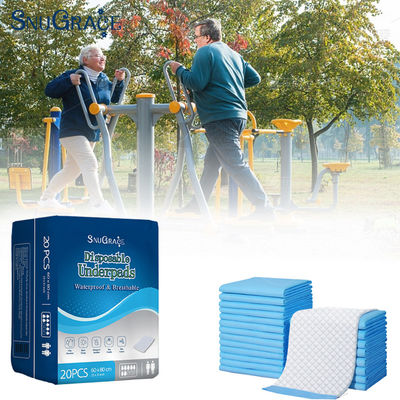SnuGrace Disposable Incontinence Mattress Underpad για ηλικιωμένους ασφαλές μη τοξικό ιατρικό