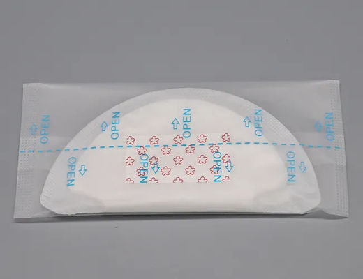 100 Counts Ultra Thin Custom Size Ξαναχρησιμοποιήσιμο στήθος σε τυπωμένο κουτί ή σακούλα για θηλασμό