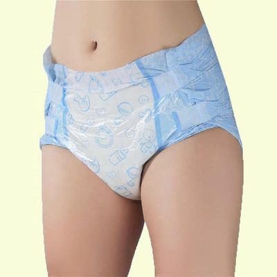 Υψηλή Απορρόφηση 800ml-1500ml ABDL Ενηλίκων Πιάνα Προσαρμοσμένο Γλυκό Σχεδιασμό με Πυροσβεστικό