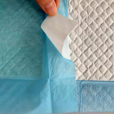 60x60cm Ξαναχρησιμοποιήσιμο Underpad Baby Care Underpad με κόλλα και υφάσματα τουαλέτας