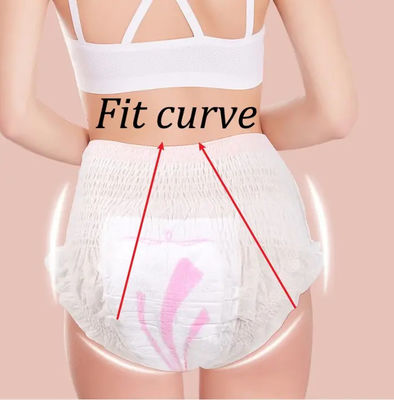 Ιδιωτική ετικέτα Κυρία Μενstrual Panties Mid-Waist Period Panties για να κοιμάστε τη νύχτα